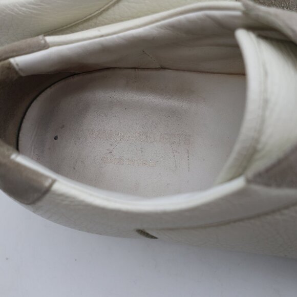 Common Projects Bball Low Grey White Suede Leather Men's EU 47 Made In Italy - Picture 10 of 10